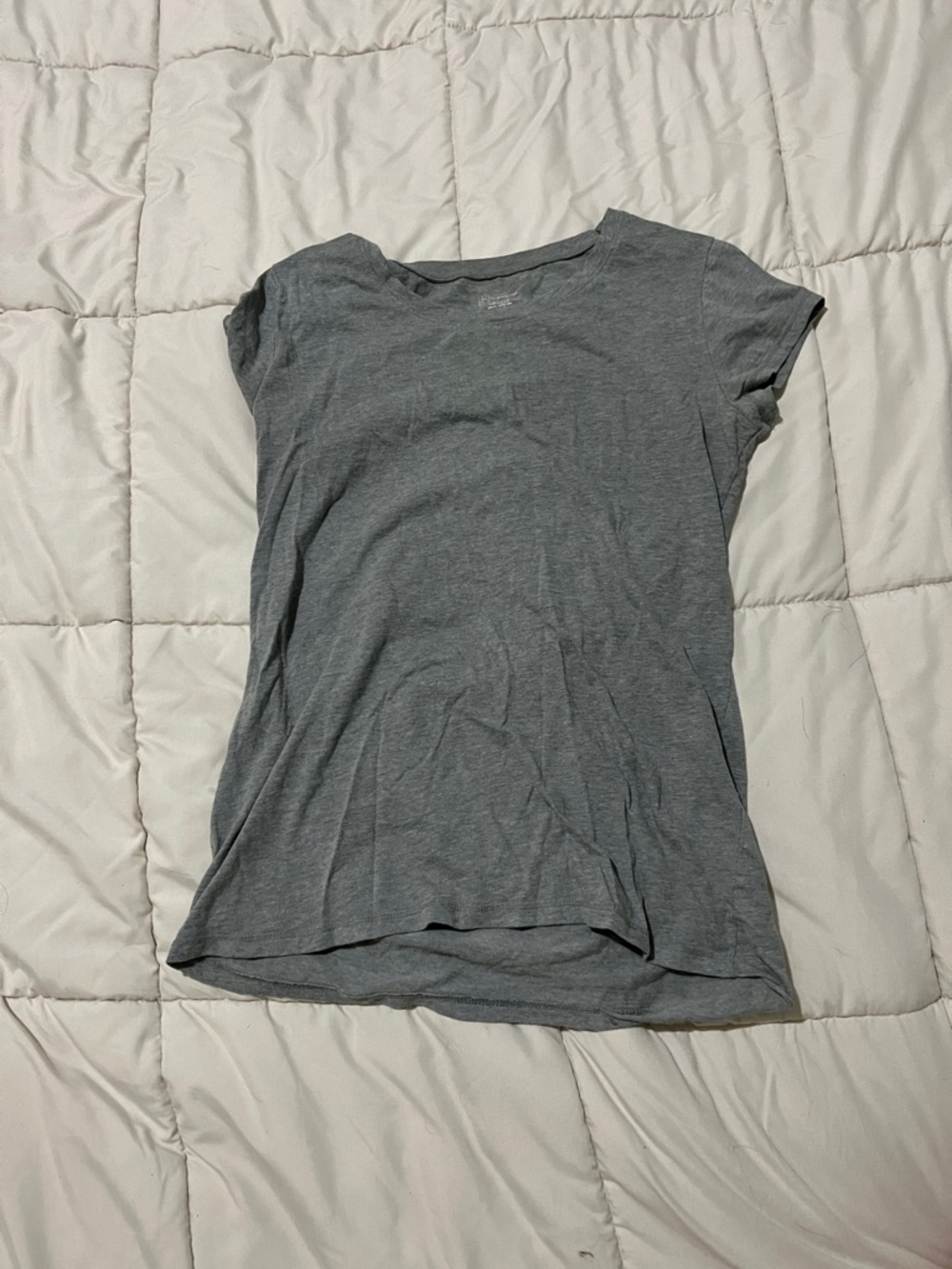 No Boundaries Gray Short-Sleeve Crewneck Tee